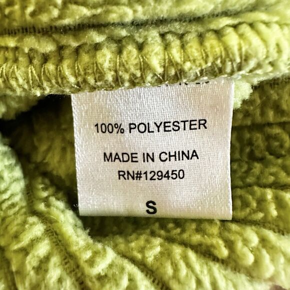 Earthbound Women’s Hoodie Knit Lime Green Size‎ Small Cozycore - Picture 10 of 10